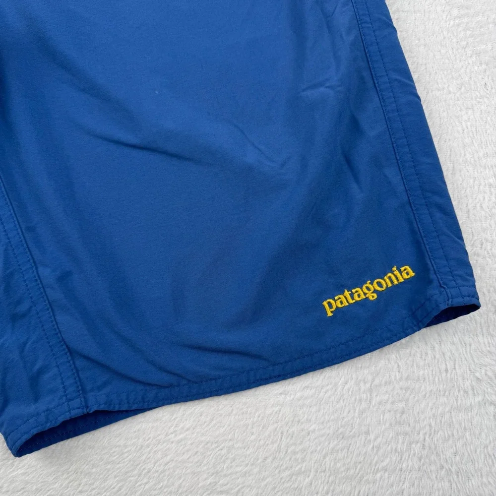 Patagonia Board Shorts Mens 32 Blue Wavefarer Quick Dry Stretch Luxury